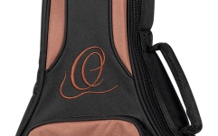 Husă mandolină Ortega Pro Series Lefty Mini Travel Guitar Bag - Black/Brown