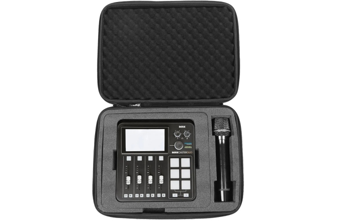 Husă rigidă Rodecaster & microfon UDG Creator Hardcase RodeCaster Pro II/Duo