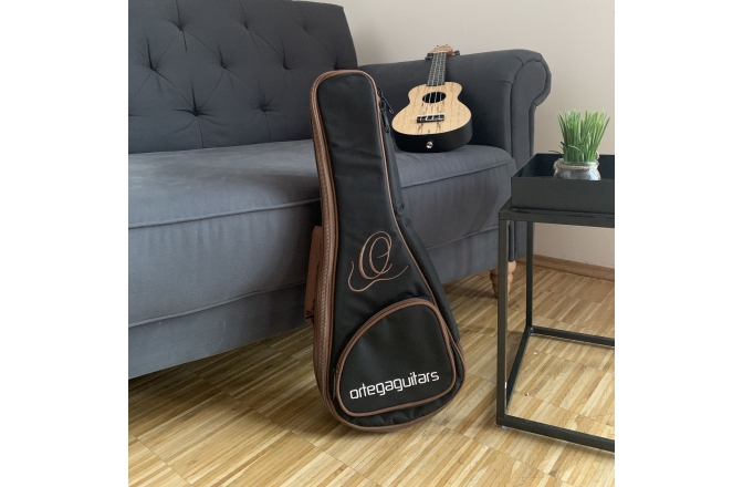 Husă Ukulele Ortega Pro Series Soprano-Ukulele-Bag - Brown/Black