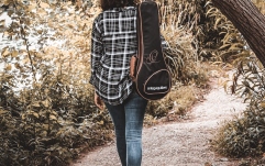 Husă Ukulele Ortega Pro Series Soprano-Ukulele-Bag - Brown/Black