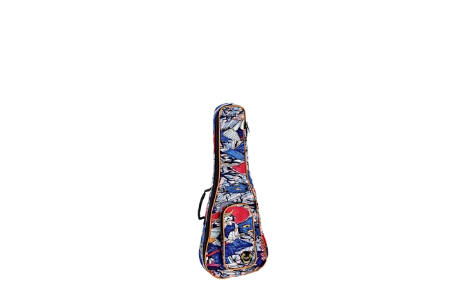 Husă ukulele tenor Ortega KEIKI Gigbag for Tenor Ukuleles with Shoulder Straps - Samurai