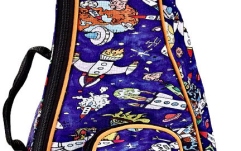 Husă ukulele tenor Ortega KEIKI Gigbag for Tenor Ukuleles with Shoulder Straps - Spaceman