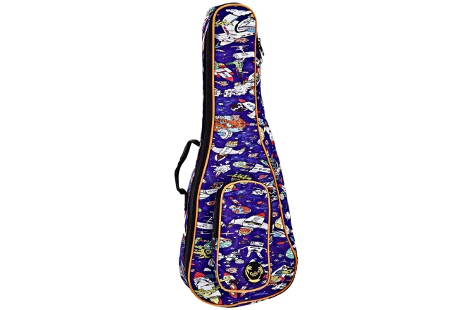Husă ukulele tenor Ortega KEIKI Gigbag for Tenor Ukuleles with Shoulder Straps - Spaceman