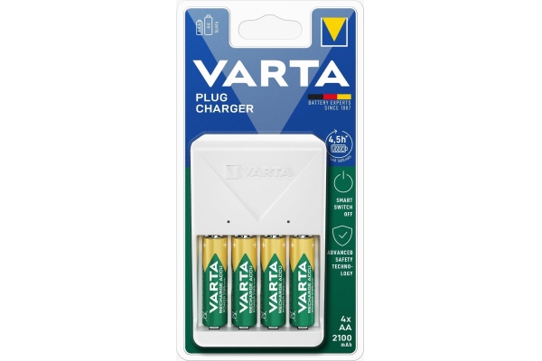 Plug Charger 57657 AA/AAA NiMH + 4 acumulatori AA 2100mAh Plug Charger 57657 AA/AAA NiMH + 4 acumulatori AA 2100mAh