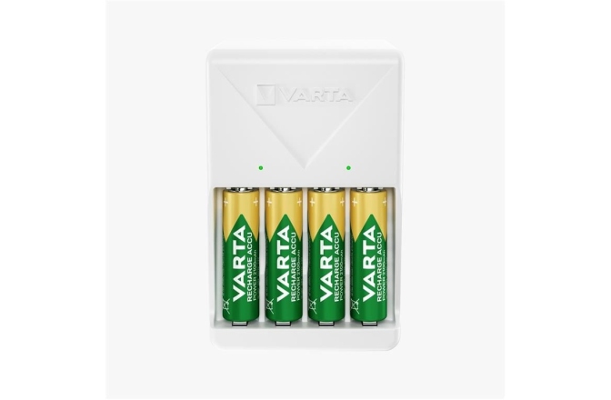 Încarcator pentru baterii Varta Plug Charger 57657 AA/AAA NiMH + 4 acumulatori AA 2100mAh