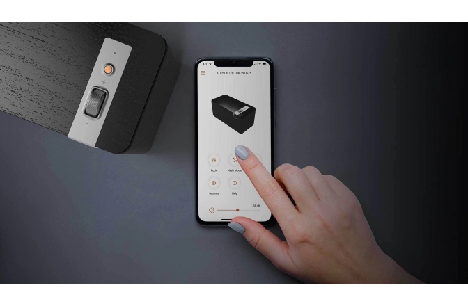 Incintă stereo bi-amplificată Klipsch The One Plus Matt Black 