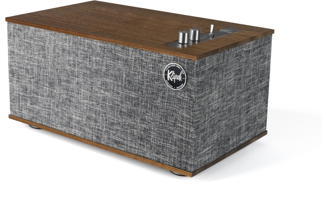 Incintă stereo bi-amplificată Klipsch The Three II Walnut