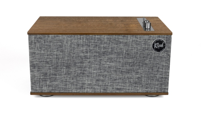 Incintă stereo bi-amplificată Klipsch The Three II Walnut