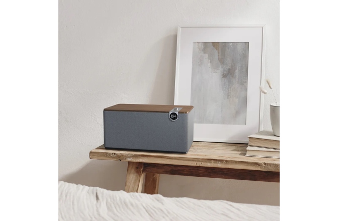 Incintă stereo bi-amplificată Klipsch The Three Plus Walnut 