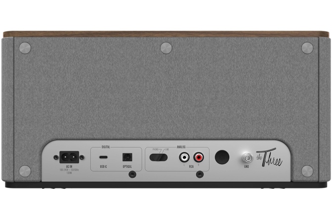 Incintă stereo bi-amplificată Klipsch The Three Plus Walnut 