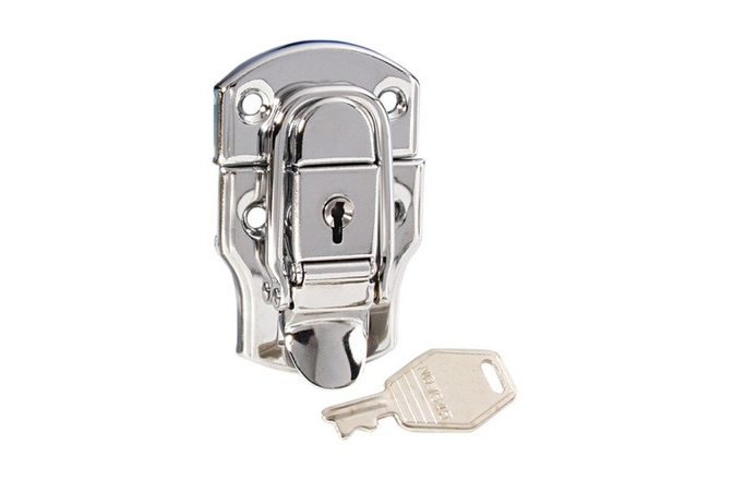 Încuietoare Adam Hall 1905 Drawbolt medium chrome-plated lockable
