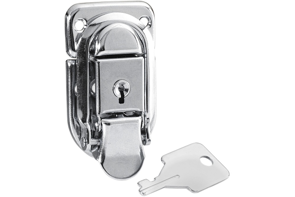 1907 Drawbolt Small Nickel-Plated lockable 1907 Drawbolt Small Nickel-Plated lockable
