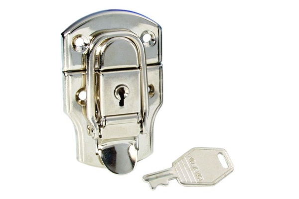 1908 Drawbolt medium nickel-plated lockable