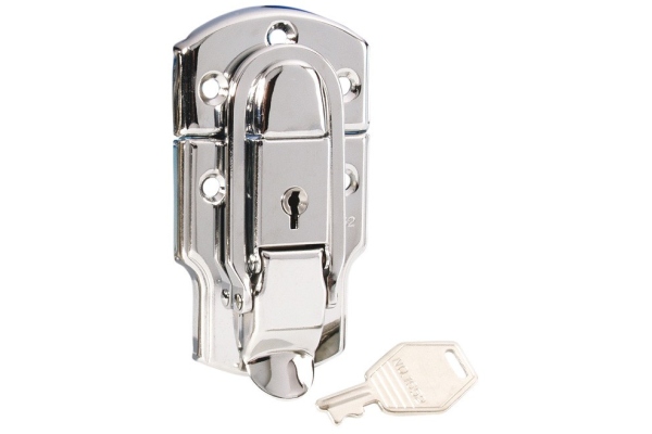 1912 Drawbolt large chrome-plated lockable 1912 Drawbolt large chrome-plated lockable