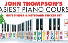 Indicatoare de note pentru pian John Thompson's Easiest Piano Course Notefinder