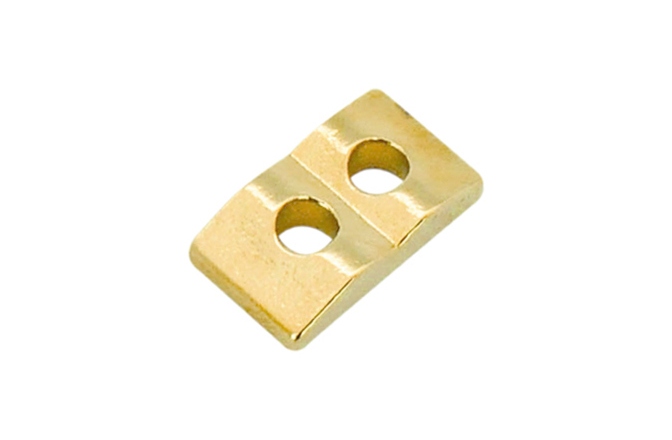 Inserție prăguș blocabil Floyd Rose  FR7NCBGP - 7-String Center Nut Clamping Block - Gold