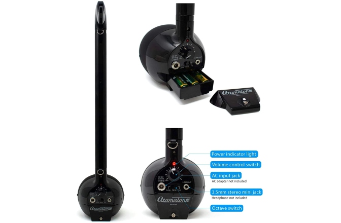 Instrument electronic tip sintetizator Otamatone Techno Black