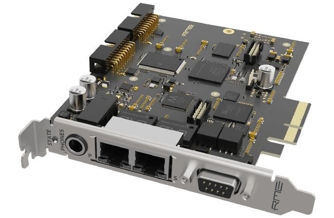 Interfață audio Dante/MADI RME HDSPe AoX-D