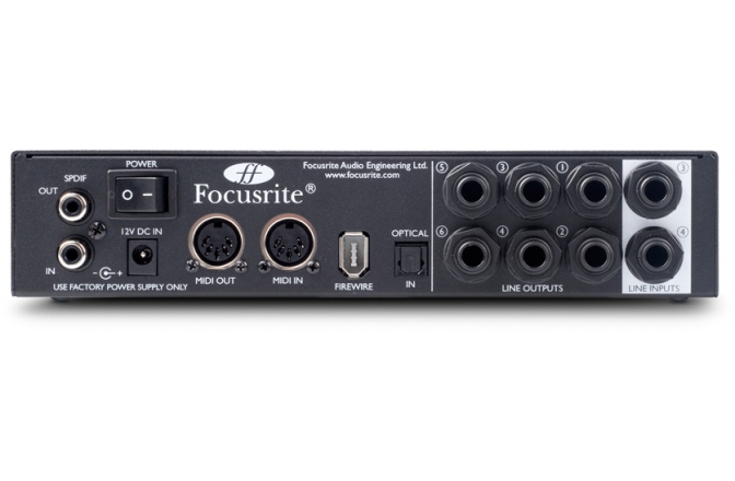 Interfata audio FireWire Focusrite Saffire Pro 24 DSP