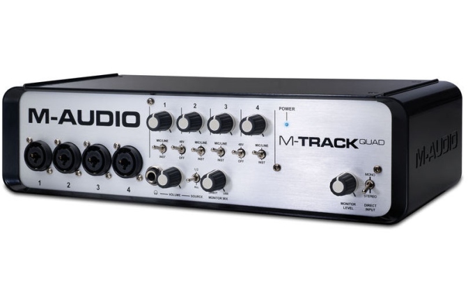 Interfata audio M-AUDIO M-Track Quad