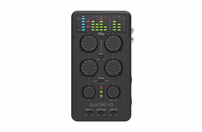 Interfață audio/MIDI IK Multimedia iRig Pro Quattro I/O