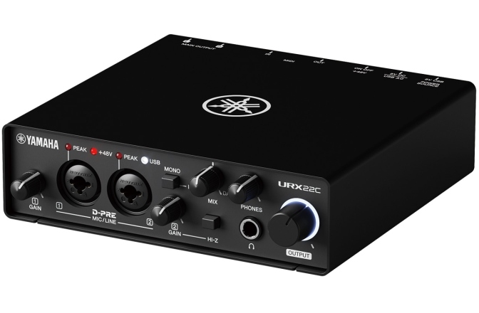 Interfață audio/MIDI USB-C Yamaha URX22C