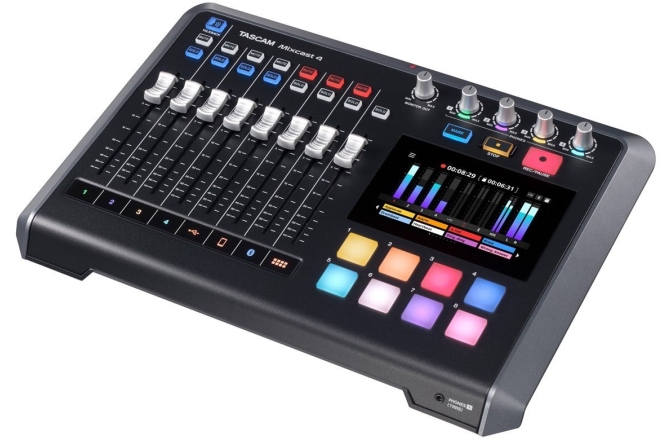 Interfata audio podcast<br /> Tascam Mixcast 4