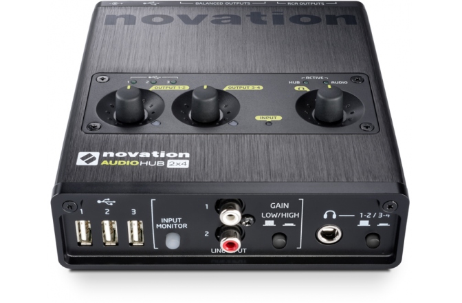 Interfață audio si hub USB Novation Audiohub 2x4
