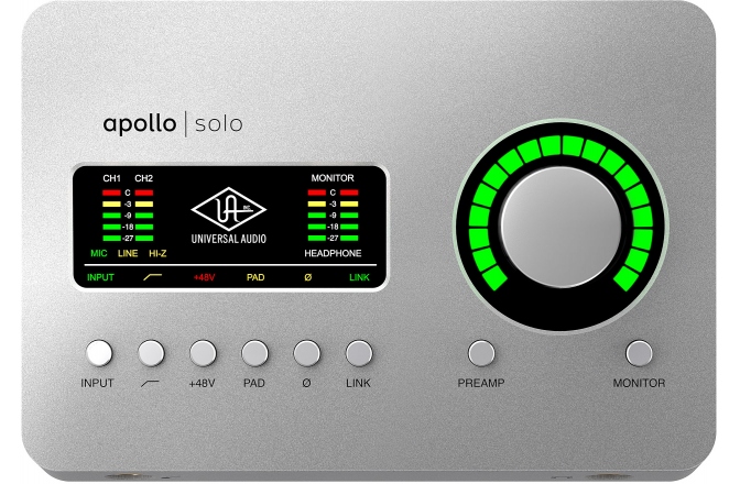Interfață audio Thunderbolt Universal Audio Apollo Solo TB3 Heritage Edition