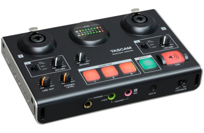 Interfata audio USB <br /> Tascam US-42B MiNiSTUDIO CREATOR