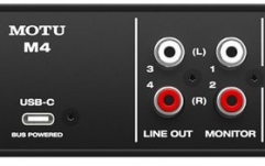Interfață Audio USB-C MOTU M4 4x4 USB-C