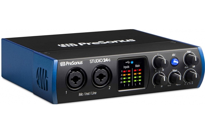 Interfata Audio USB-C Presonus Studio 24c