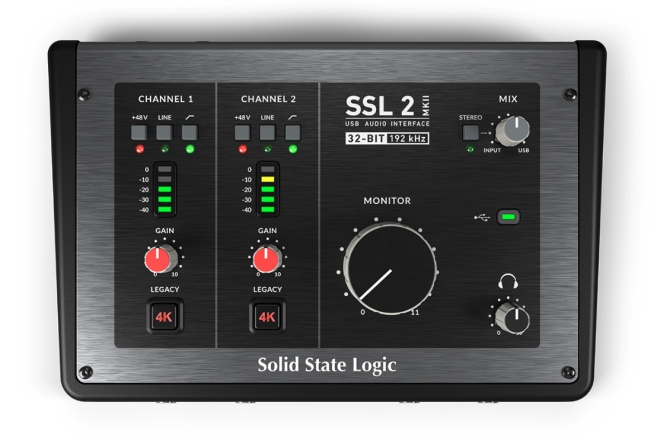 Interfață audio USB-C SSL 2 MKII
