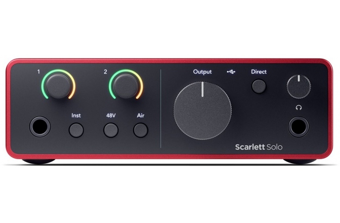 Interfață Audio USB Focusrite Scarlett Solo 4th Gen