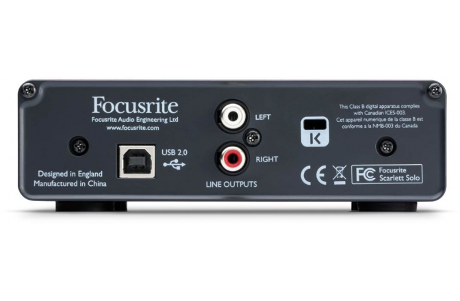 Interfata audio USB Focusrite Scarlett Solo