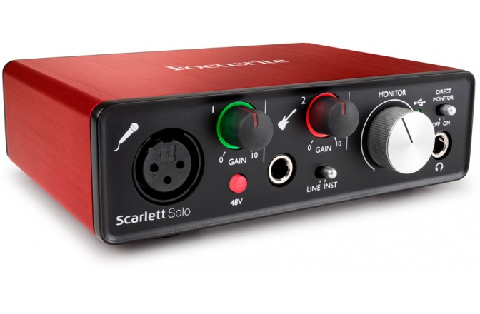 Interfata audio USB Focusrite Scarlett Solo mk2