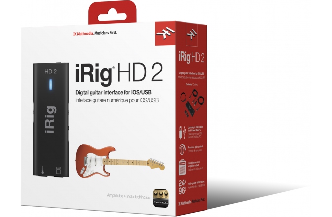 Interfață audio USB iOS IK Multimedia iRig HD 2