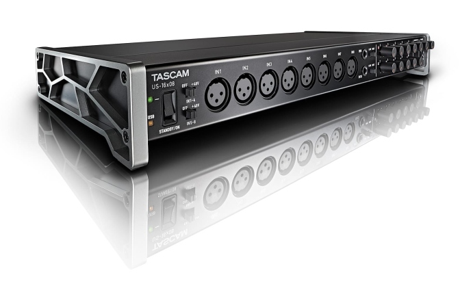 Interfata audio USB Tascam US-16X08