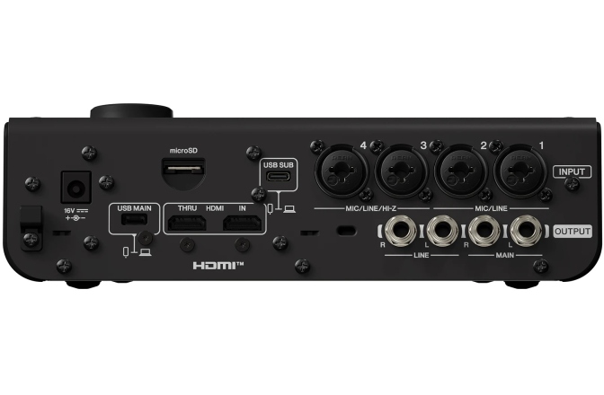 Interfață audio/video Yamaha URX44V BK