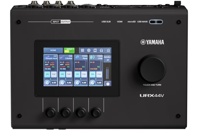 Interfață audio/video Yamaha URX44V BK
