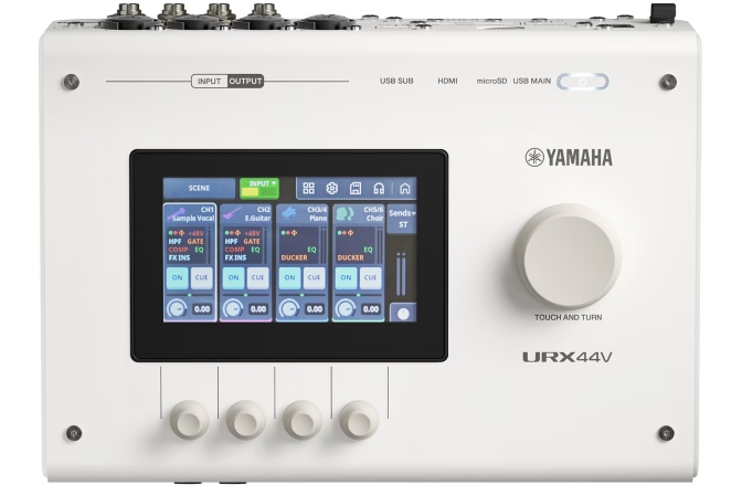 Interfață audio/video Yamaha URX44V WH