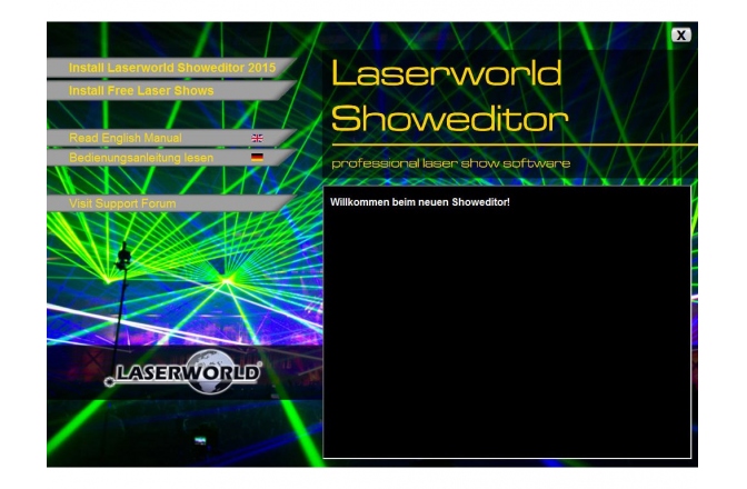 Interfață Laser de Rețea Laserworld ShowNET incl. Showeditor Lasershow Software