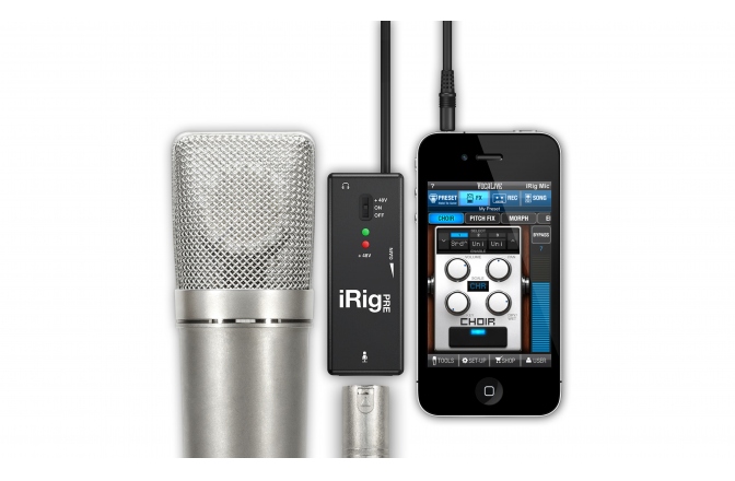 Interfață microfon IK Multimedia iRig PRE