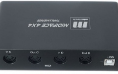 Interfață MIDI USB Miditech MIDI face 4x4 Thru/Merge
