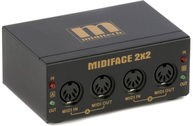 Interfata MIDI USB Miditech MidiFace 2x2