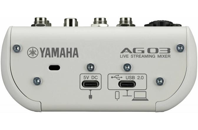 Interfață USB / Mixer Yamaha AG03 mk2 White