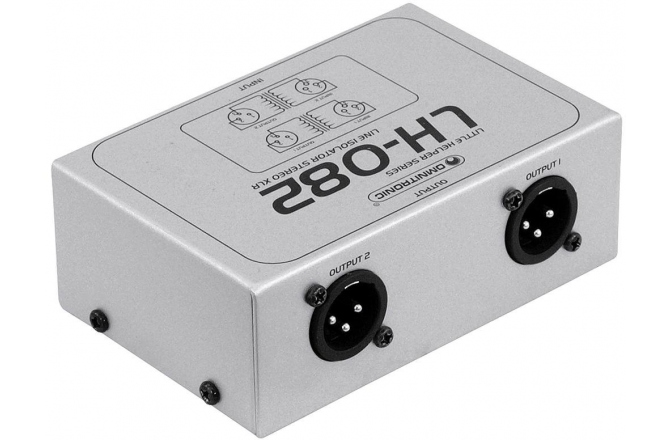 Izolator galvanic stereo Omnitronic LH-082 Stereo Isolator XLR