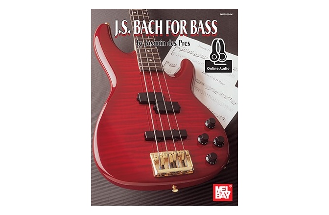 No brand J. S. Bach For Bass (Book/Online Audio)