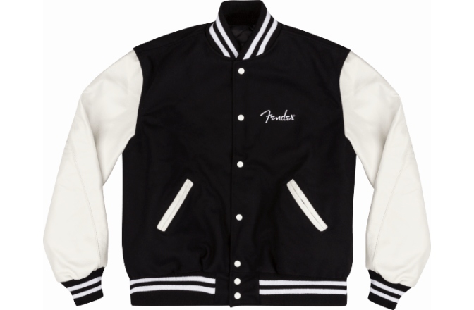 Jachetă Fender Custom Shop Varsity Jacket Black/White XXL