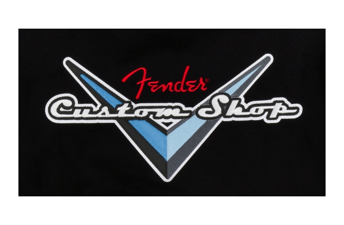 Jachetă Fender Custom Shop Varsity Jacket Black/White XXL